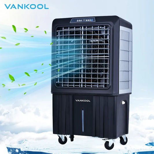 Multi 9000cmh Airflow Evaporative Cooling System air Conditioner with Black Color