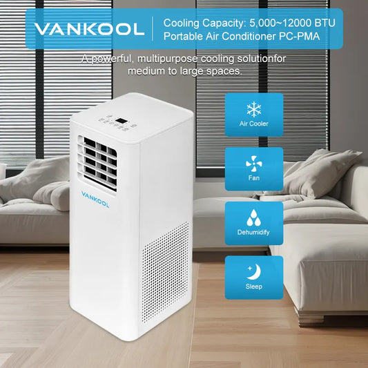 5000-12000btu Portable Fan air Conditioner Moving Portable Household Home Ac air Conditioner Portable Smart Home Ac System