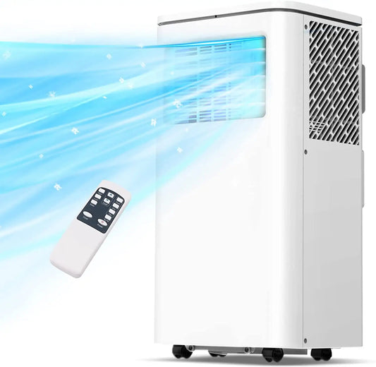 KONWIN NPL-06CX1E High Power Workshop 10000 BTU AC Unit Portable Air Conditioner with Dehumidifier and Fan