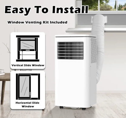 KONWIN NPL-06CX1E High Power Workshop 10000 BTU AC Unit Portable Air Conditioner with Dehumidifier and Fan