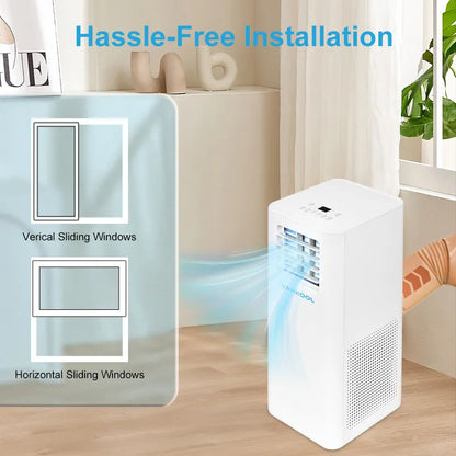 5000-12000btu Portable Fan air Conditioner Moving Portable Household Home Ac air Conditioner Portable Smart Home Ac System